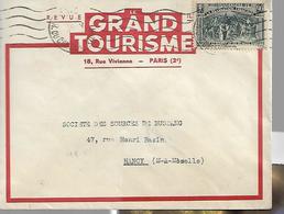 LETTRE 150 ANNIVERSAIRE REVOLUTION FRANCAISE TIMBRE N° 444 ANNEE 1939 GRAND TOURISME - Andere & Zonder Classificatie