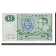 Billet, Suède, 10 Kronor, 1963-1990, 1987, KM:52e, TTB - Zweden