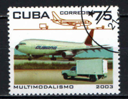 CUBA - 2003 - TRASPORTI AEREI - USATO - Gebruikt