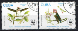 CUBA - 1992 - WWF - FAUNA PROTETTA - USATI - Gebraucht