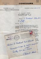 VP16.224 - CREVECOEUR LE GRAND 1963 - Lettre Du Lt RICHARD à Mr Le Lt BLANCHET Du Corps Des Sapeurs - Pompiers à COUILLY - Brandweer