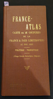 211 - FRANCE ATLAS - Blondel La Rougery - 155 X 300 - France Politique, Touristique, Chemin De Fer - 1/900 000e - Cartes/Atlas