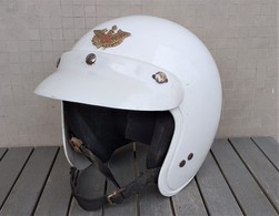 Casco Vintage Originale Motociclista Rangers D'Italia Tg. 58 - Casques & Coiffures