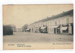 WETTEREN - STATIEPLEIN. PLACE DE LA STATION 1919 - Wetteren