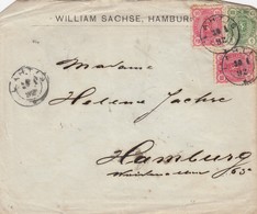COVER SUOMI. 1892. LAHTIS TO HAMBURG / 2 - Lettres & Documents