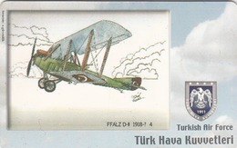 TURKEY - Pfalz D-II 1918-? (Aircraft) , Tirage 275,000 , 50 Unit ,used - Turquie