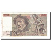 France, 100 Francs, Delacroix, 1993, TTB, Fayette:69bis.05, KM:154g - 100 F 1978-1995 ''Delacroix''