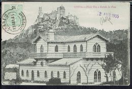 Portugal - 1905 - Imprimés Carte U.P.U De Lisboa Pour Rambervillers (Fr) CPA "Cintra - Chalet Edla E Castello Da Péna" - Storia Postale