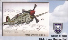 TURKEY - Curtiss Kittyhawk 1942-? (Aircraft) , Tirage 200,000 , 50 Unit ,used - Turquie