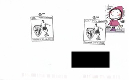 SPAIN. POSTMARK PIRU GAINZA. ATHLETIC BILBAO. FOOTBALL. BASAURI 2019 - Otros & Sin Clasificación