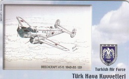 TURKEY - T-6 Harward 1948-73 (Aircraft) , Tirage 200,000 , 100 Unit ,used - Turquie