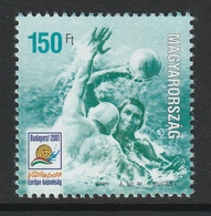 HUNGARY 2001 European Water Polo Championships: Single Stamp UM/MNH - Water Polo