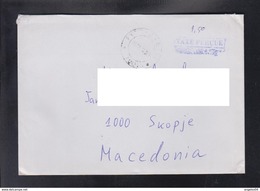 BULGARIA, COVER / TAXE PERCUE, REPUBLIC OF MACEDONIA ** - Covers & Documents