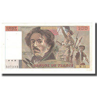 France, 100 Francs, Delacroix, 1979, TTB, Fayette:69.02C, KM:154a - 100 F 1978-1995 ''Delacroix''