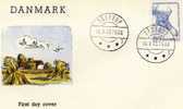 EUROPA-Kongreß 1960 WHO Dänemark 385 FDC O 2€ Mutter/Kind Gesundheits-Vorsorge CEPT Cover Of DANMARK - Fête Des Mères