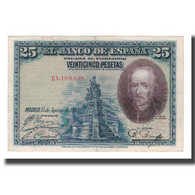 Billet, Espagne, 25 Pesetas, 1928, 1928-08-15, KM:74b, SUP - 1-2-5-25 Peseten