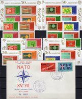 NATO 1969 Türkei 3491/8,VB+Bl.58/9 **,1899/0 FDC 77€ CEPT Flagge Hb Stars Flags Blocs S/s Sheets Bf 50 Year Türkiye - Cartas & Documentos