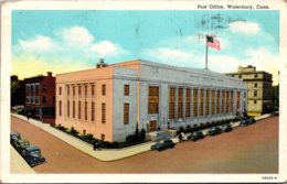 Connecticut Waterbury Post Office 1948 Curteich - Waterbury