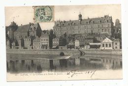 Cp , 53 ,LAVAL ,le Château Et Le Palais De Justice,voyagée 1917 - Laval