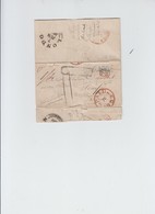 Précurseur - Lettre De Londres Pour Seneffe En Son Château - Type 18 De Fayt - Griffe  SR -  Cachet PAID  - 1859 - Autres & Non Classés
