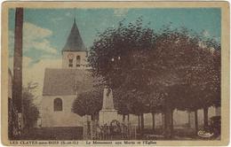 78  Les Clayes  Sous Bois Le Monument Aux Morts Et L'eglise - Les Clayes Sous Bois