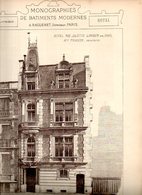 Architecture : Monographies De Batiments Modernes N° 83 : Hôtel 12 R Juliette Lamber 75017 Paris - Architecture