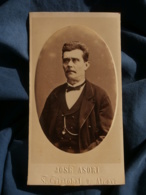 Photo CDV  Asorti à Alcoy (Espagne)  Portrait Homme âgé  CA 1875 - L213 - Alte (vor 1900)