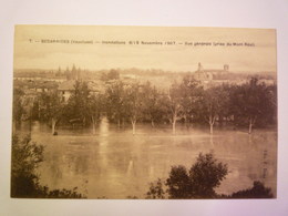 2019 - 3325  BEDARRIDES  (Vaucluse)  :  Inondations De NOV 1907  -  Vue Générale.   XXX - Bedarrides