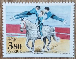 Suède - YT N°1587 - Jeux Mondiaux équestres - 1990 - Neuf - Ungebraucht
