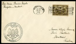 1929 PREMIER VOL / FIRST FLIGHT KINGSTON MONTREAL. Poste Aérienne N°2 (Cote 25€ Détaché) - Eerste Vluchten