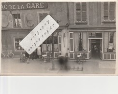 PERSAN - Tabac De La Gare - Rue Gaston-Vermeire  ( Photo Souple Format Cpa 9 Cm X 14 Cm )      Vendu Sans La Cpsm - Persan