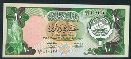 KUWAIT P15c 10 DINARS 1968 #EC/71    Signature 3     UNC. - Kuwait