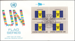 UNO New York 1983 - Flags - Storia Postale