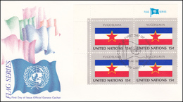 UNO New York 1980 - Flags Yugoslavia - Cartas & Documentos