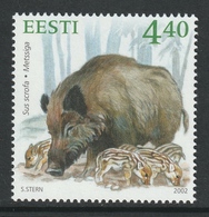 ESTONIA 2002 Estonian Fauna/Wild Boar: Single Stamp UM/MNH - Otros