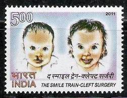 INDIA 2011 - Medical Health The Smile Train, Cleft Surgery, 1v MNH - Ongebruikt