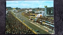 CPSM LE MANS SARTHE CIRCUIT DES 24 H VUE PARTIELLE DES STANDS DE RAVITAILLEMENT ET VIRAGE DUNLOP ED JIPE - Le Mans