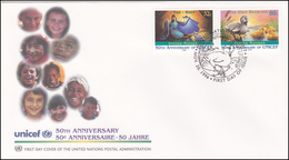 UNO New York 1996 - 50 Anniversary Unicef - Lettres & Documents