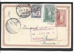 1929  Entier Postal Avec T-p  Complémentaire - Briefe U. Dokumente