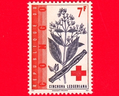 Nuovo - MNH - Repubblica Del CONGO - 1963 - Croce Rossa - Cinchona Ledgeriana - 7 - Neufs