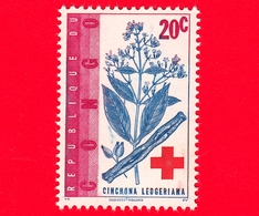 Nuovo - MNH - Repubblica Del CONGO - 1963 - Croce Rossa - Cinchona Ledgeriana - 20 - Nuovi