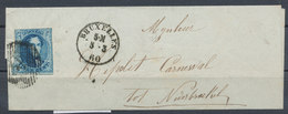 1860 BRIEF Met COB 11A? Van BRUXELLES Naar NEDERBRAKEL  Via AUDENAERDEzie Scan(s) VL - 1849-1865 Medaillons (Varia)