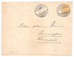 Brief Ohne Inhalt Kuopio 1894 Nach Tammerfors ( Tampere ) - Covers & Documents