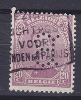 Belgium Perfin Perforé Lochung 'B' (2 Scans) - 1909-34