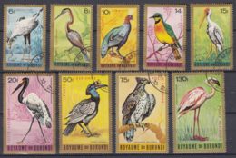 Burundi 1966 Birds Mi#158-166 Used - Gebraucht