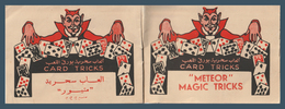 Rare - Vintage Booklet - METEOR - MAGIC TRICKS - 45 Pages - Arabic & English - 5 Scan - Blocks & Sheetlets