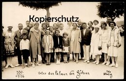 ALTE FOTO POSTKARTE UNTER DEN PALMEN VON GÖHREN 11.07.1928 RÜGEN Pelz Fur Fourrure Cpa Photo AK Ansichtskarte Postcard - Goehren