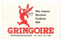 Buvard Gringoire Pain D'épices Biscuiterie Confiserie Miel Pithiviers-en-Gatinais Le Pays Du Miel - Mosterd