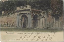 Delcampe - Mariemont.   -   Ruines De L'ancien Palais De Princesse De Lorraine.   1906   Naar   Liège - Morlanwelz