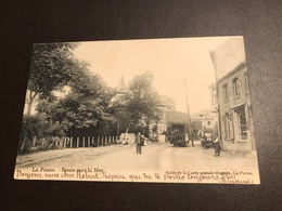 De Panne - La Panne -  La Route Vers La Mer - Salon De La Carte Postale Illustrée - Met Tram - Gelopen 1905 - De Panne